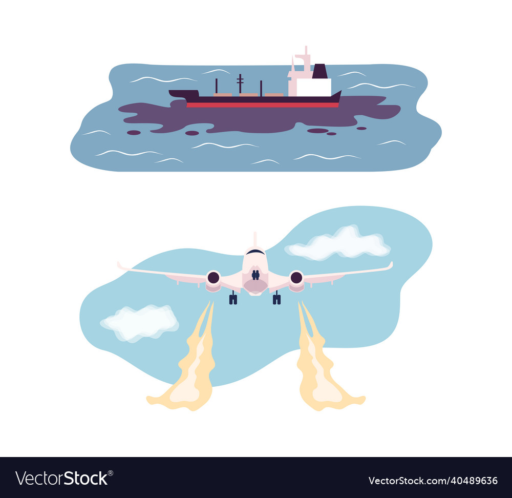 Environmental pollution and global warming cause