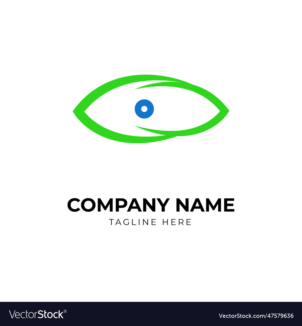 Eyes logo design Royalty Free Vector Image - VectorStock