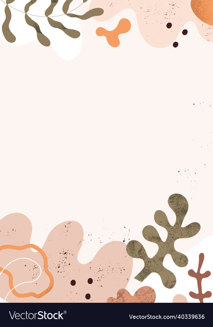 Modern minimal card design with background vector image Modern minimal card design with background