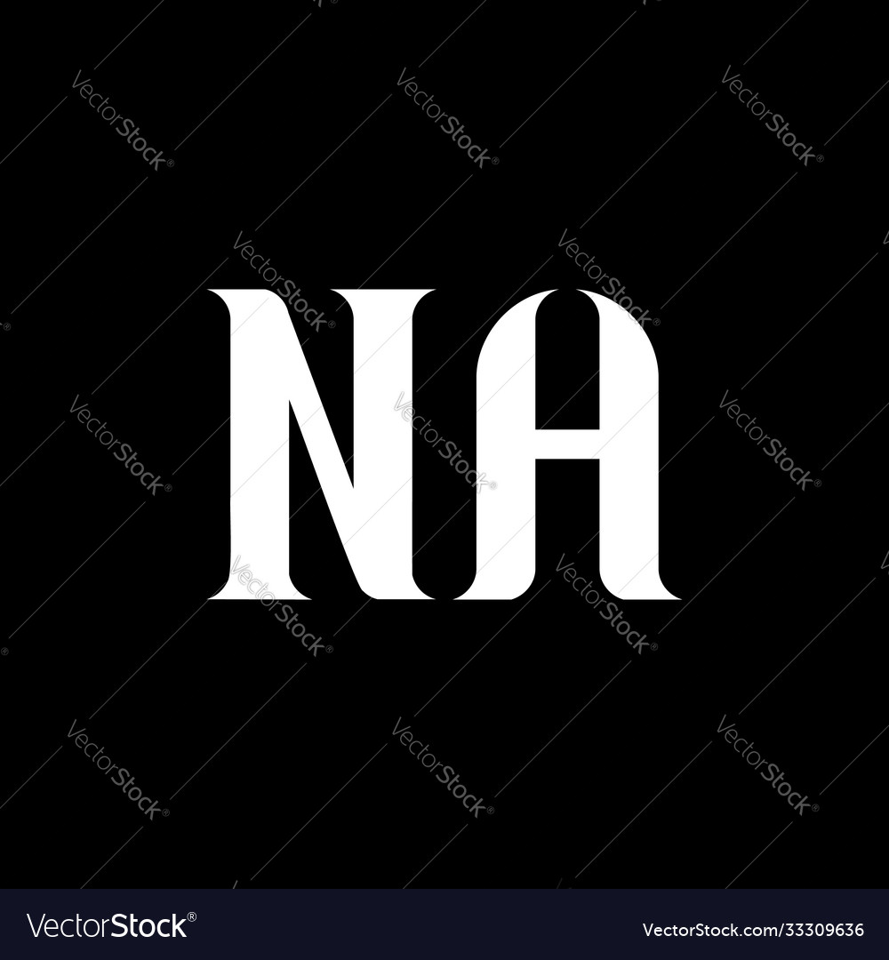 Na n a letter logo design initial