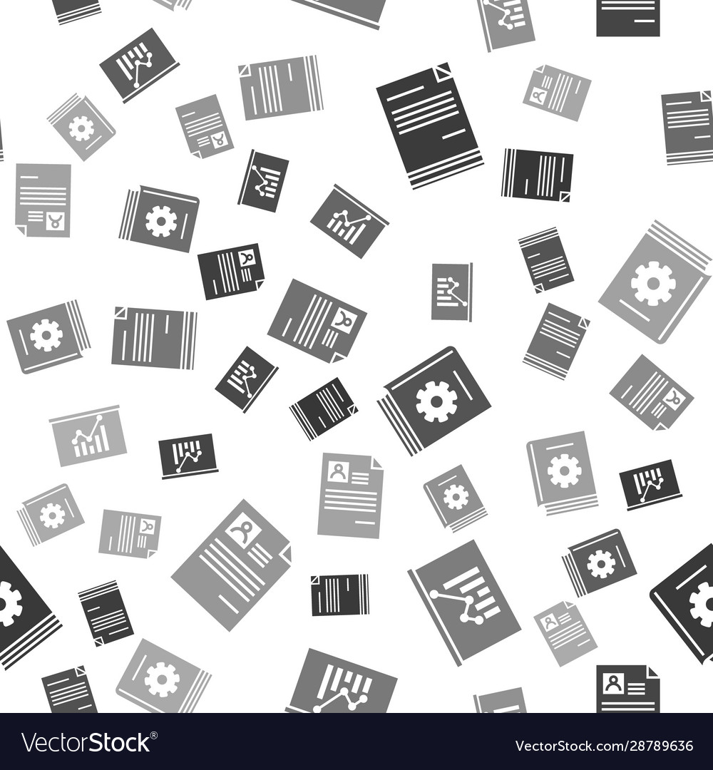 Set document board with graph chart user manual vector image Set document board with graph chart user manual