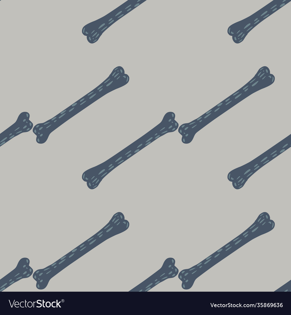 Spooky seamless pattern in minimalistic style vector image Spooky seamless pattern in minimalistic style