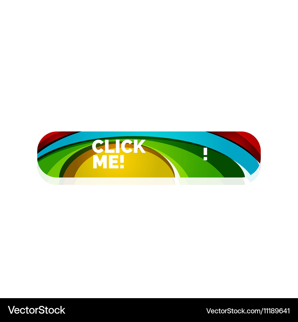 Abstractbutton Abstract button template Royalty Free Vector Image