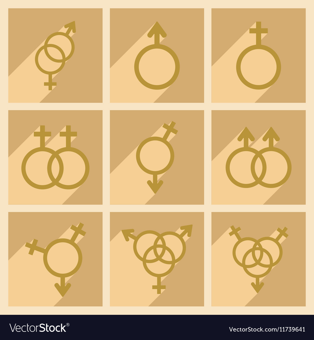 Flat with shadow concept and mobile application
