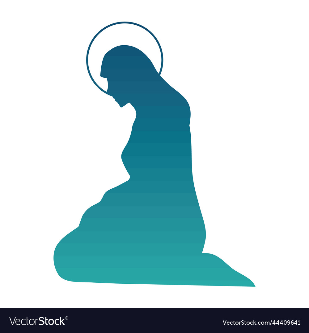 Holy virgin mary Royalty Free Vector Image - VectorStock