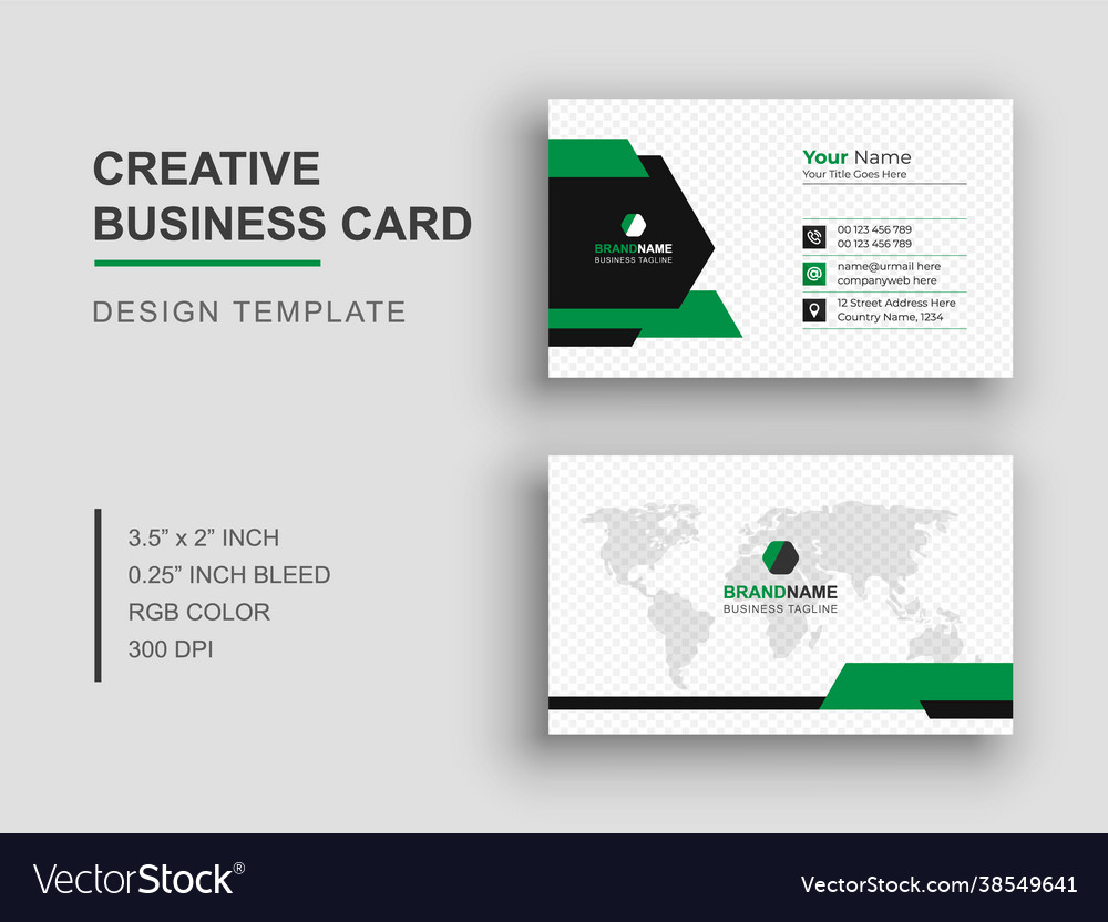 Minimal business card template