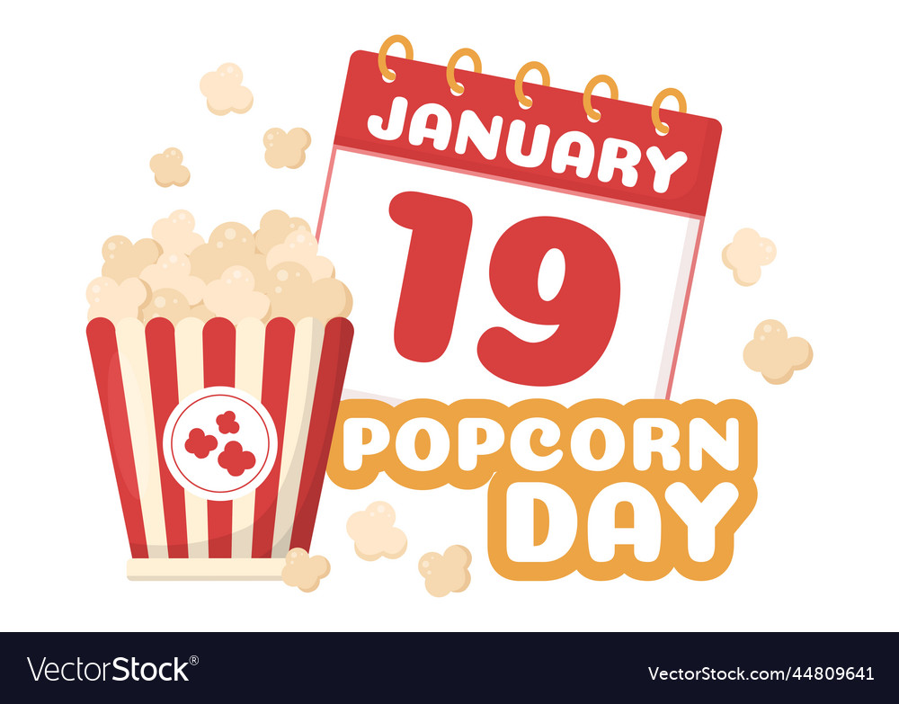 National Popcorn Day - January 19th