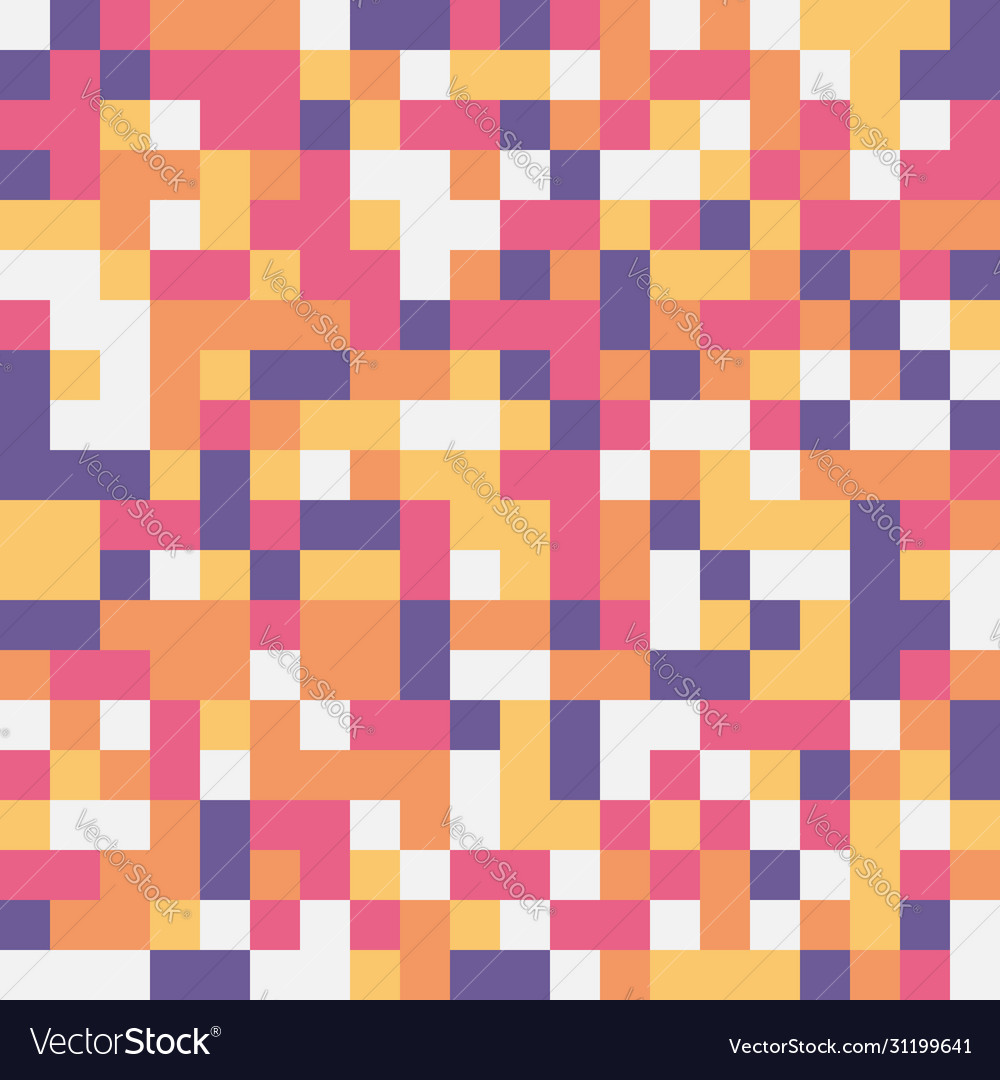 Random colored abstract geometric mosaic pattern Vector Image Random colored abstract geometric mosaic pattern