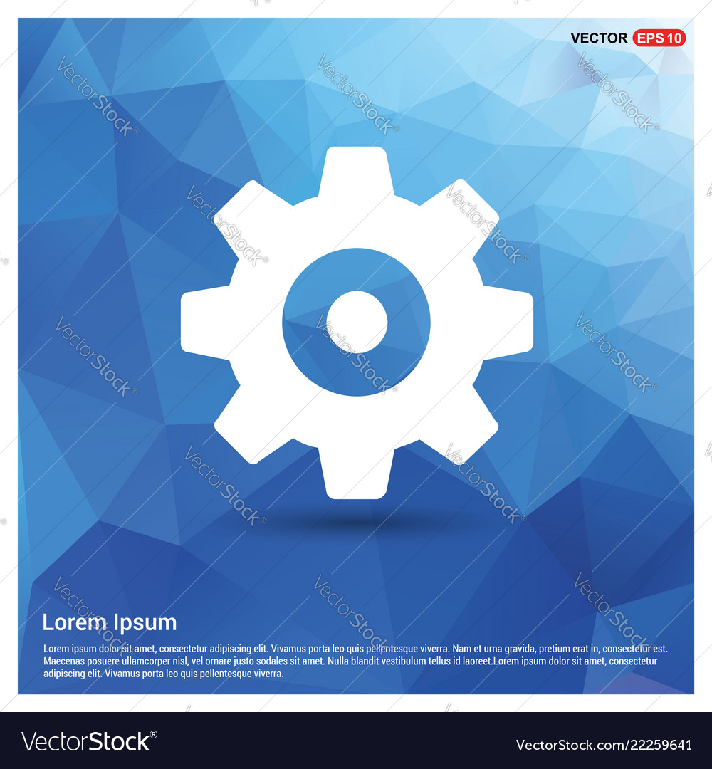 Setting icon Vector Image Setting icon