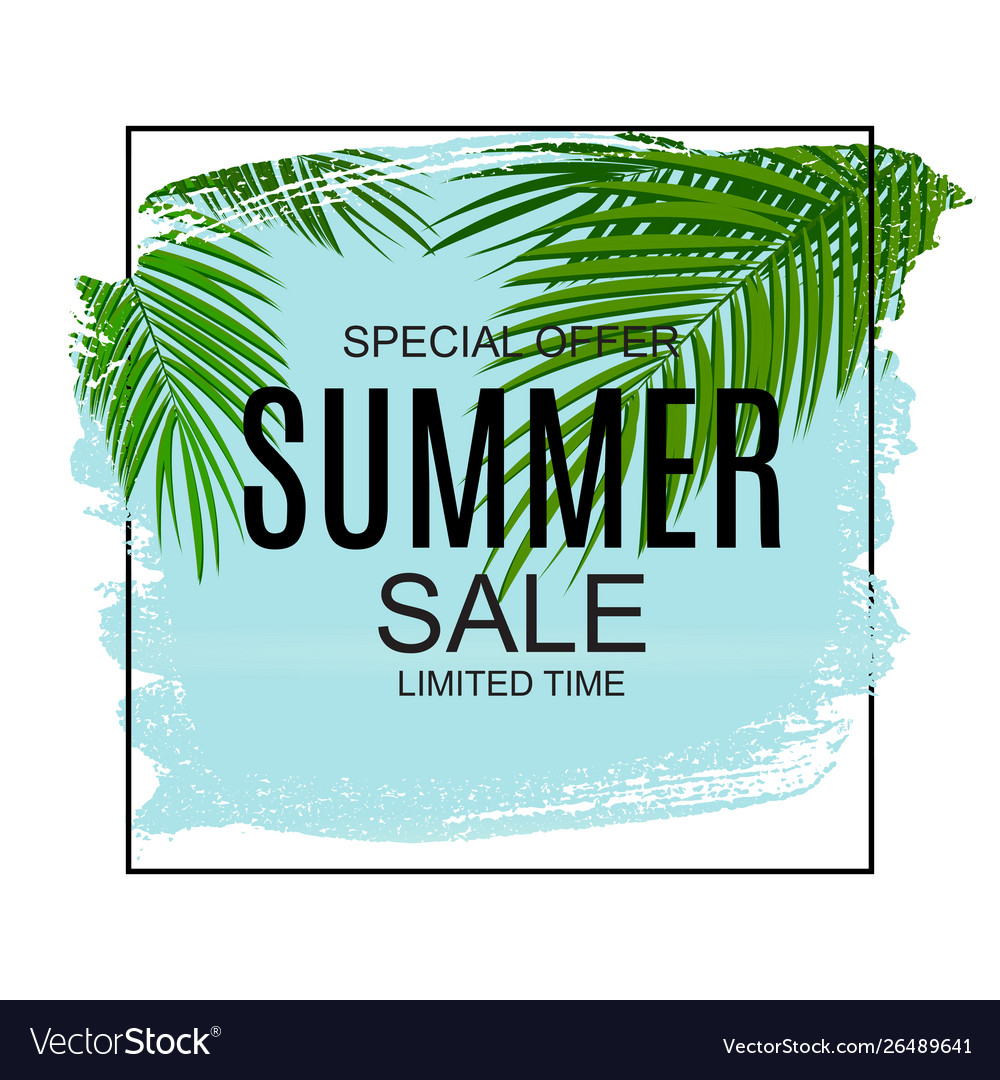 Summer sale concept background