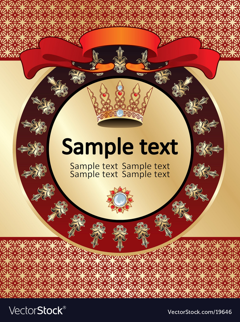 Background from beautiful gold pattern Royalty Free Vector