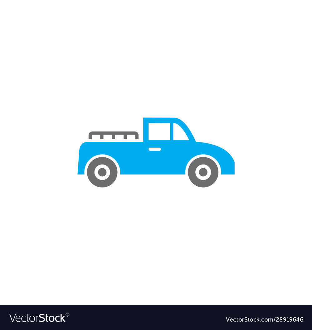 Car icon on background for graphic and web design