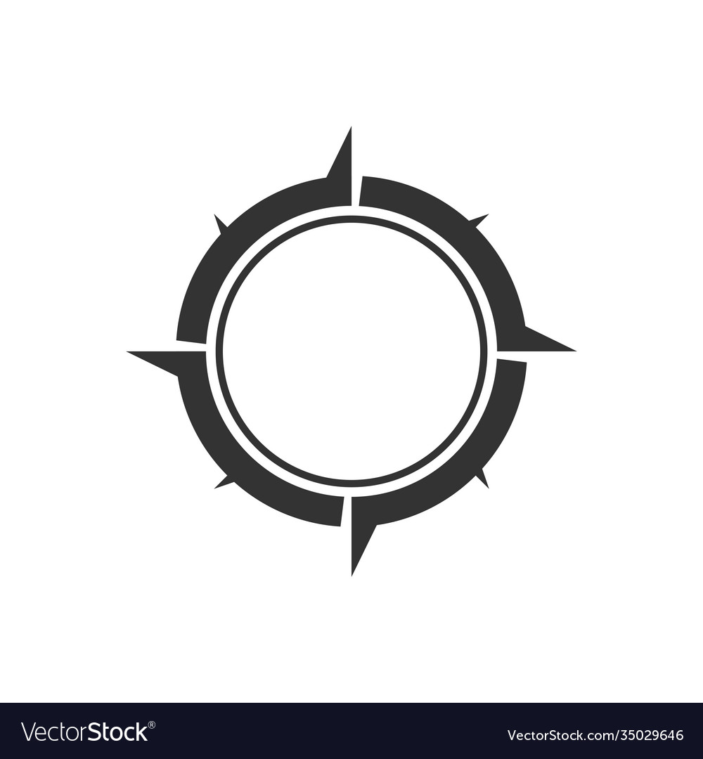 Compass logo design modern simple for business