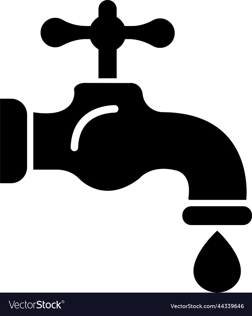 Faucet icon water tap bathroom symbol