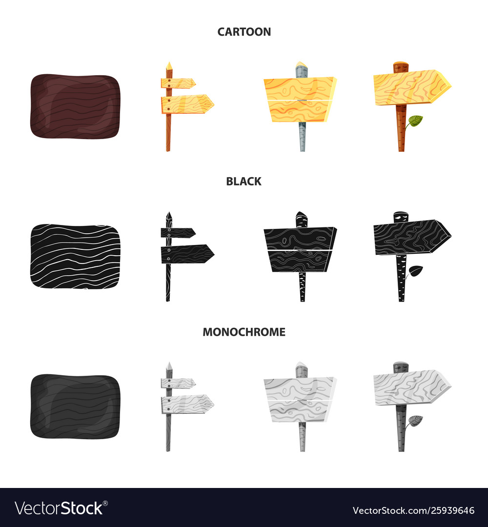 Isolated object raw and forest icon collection