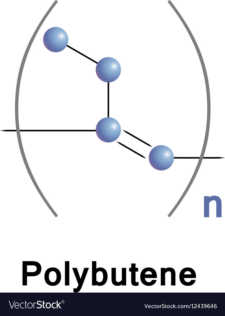 Polybutene oligomer plasticizer Royalty Free Vector Image