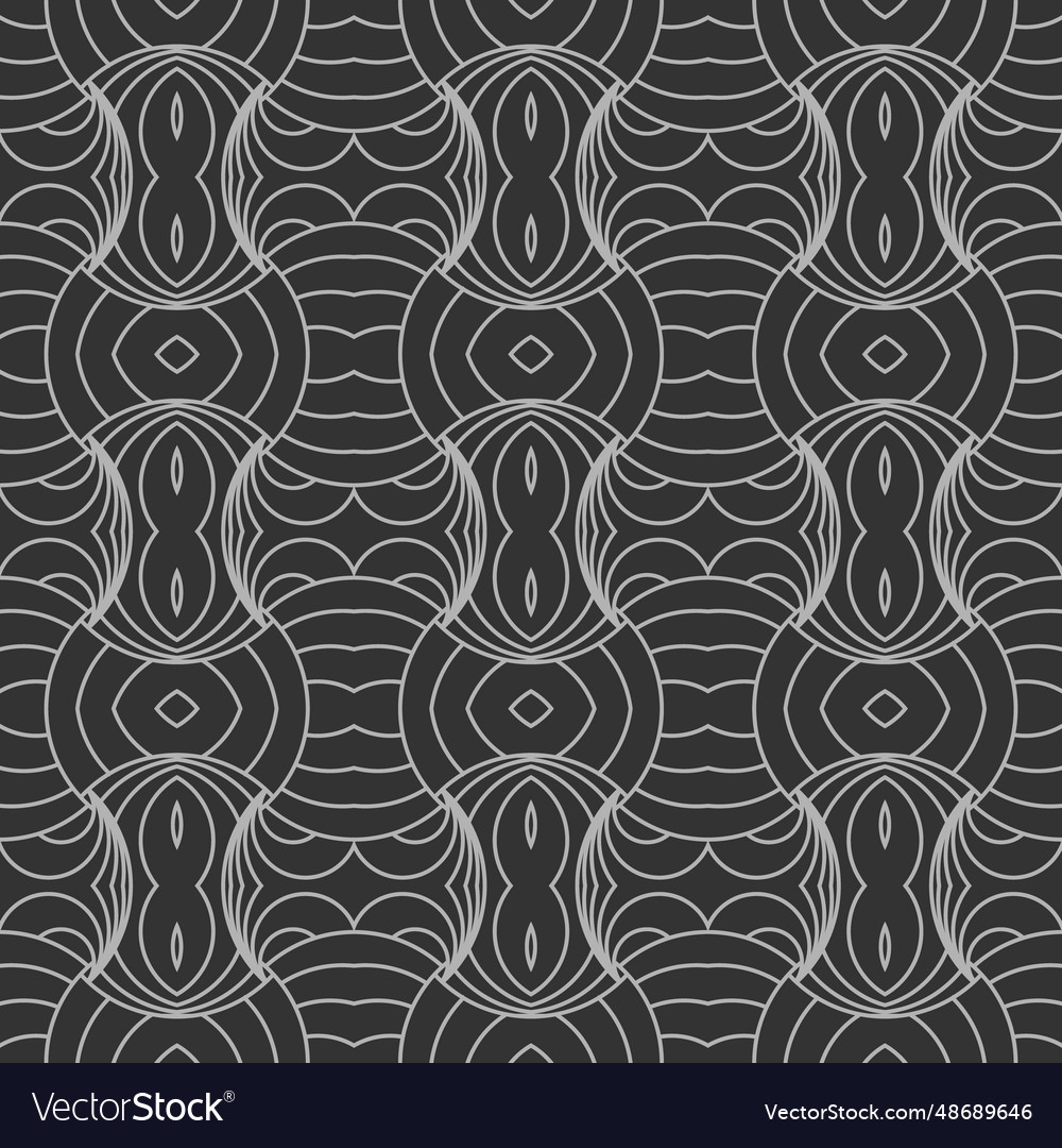 Seamless abstract pattern of arbitrary elements
