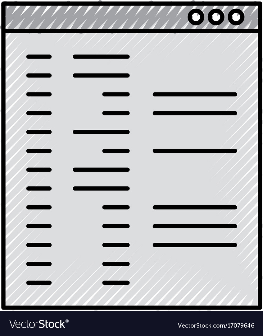 Template computer isolated icon