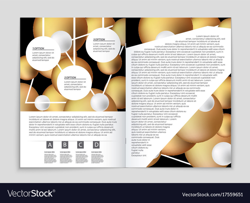 Abstract layout background set for art
