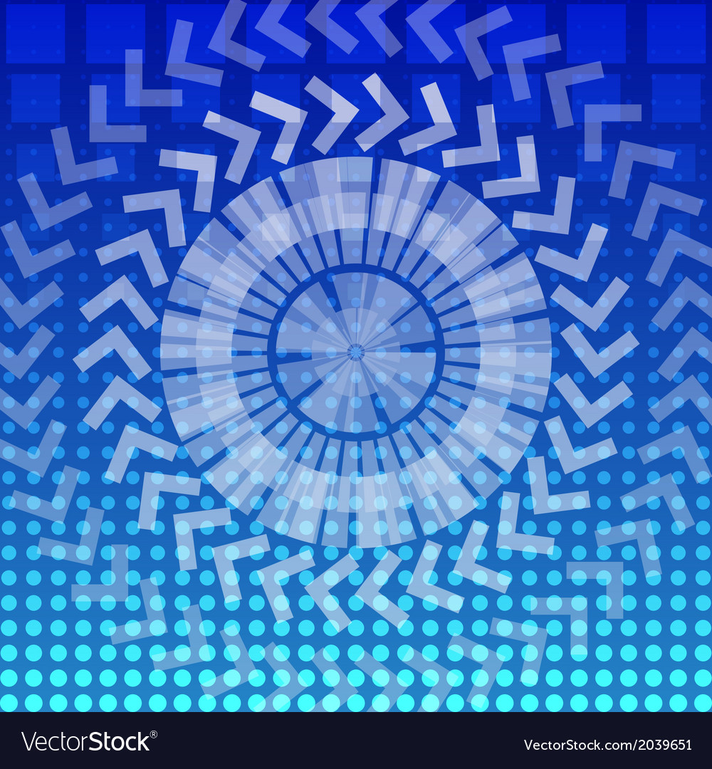 Abstract round geometric pattern background