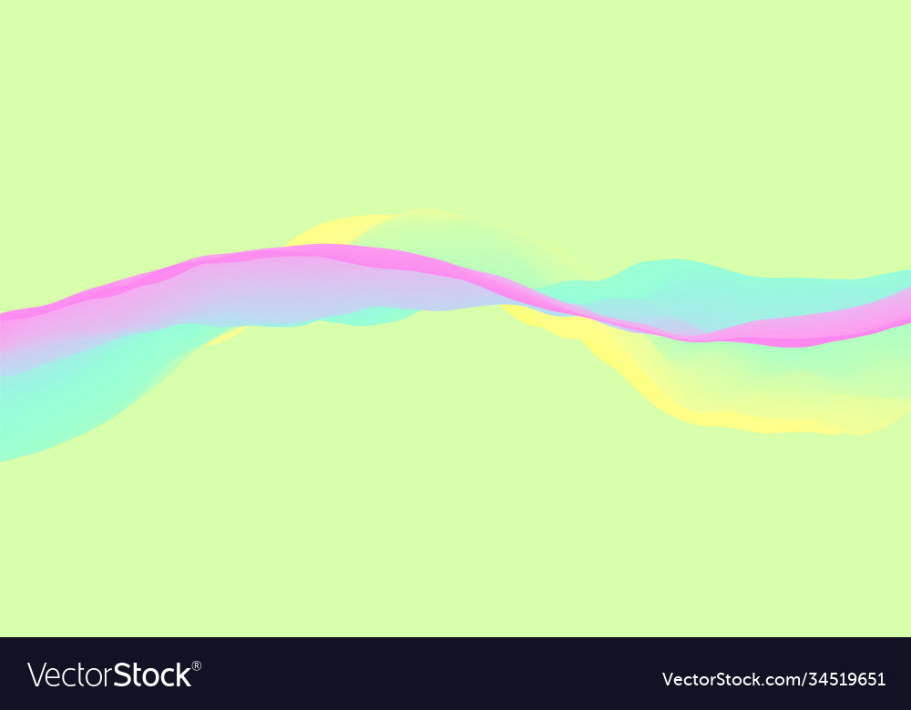 Abstract wavy background with modern gradient vector image Abstract wavy background with modern gradient