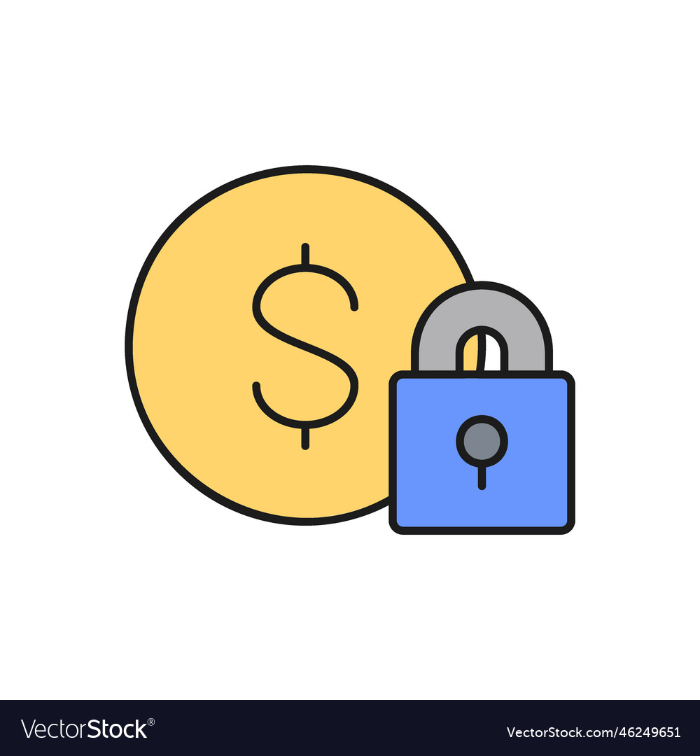 Coin with lock money protection finances