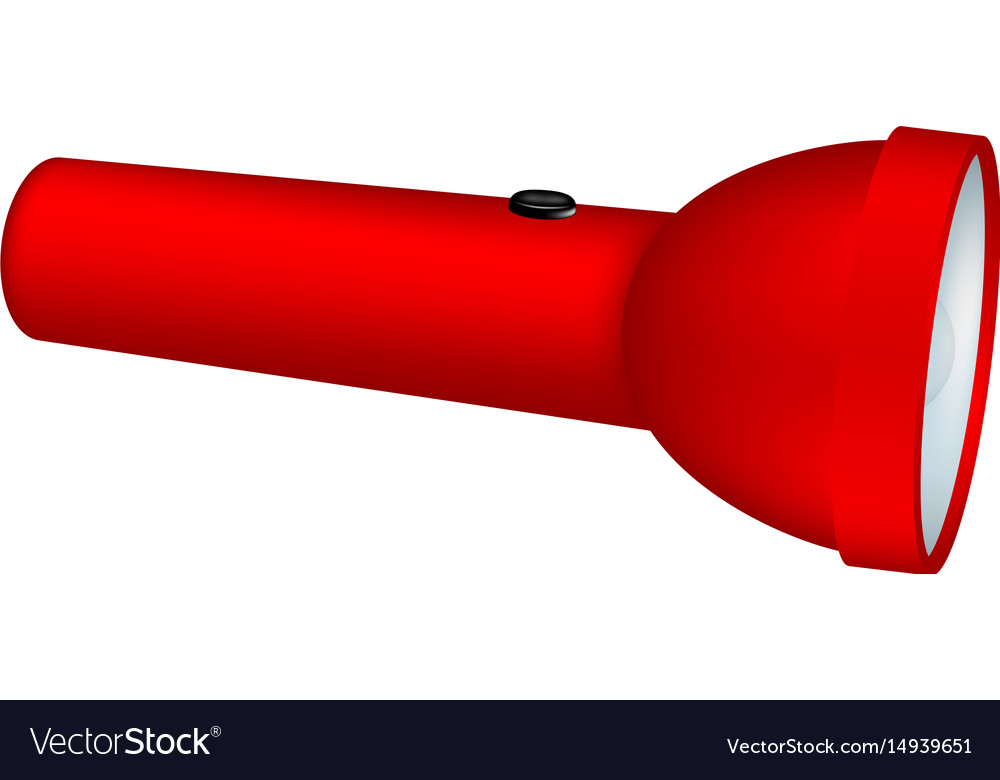 Flashlight in red design