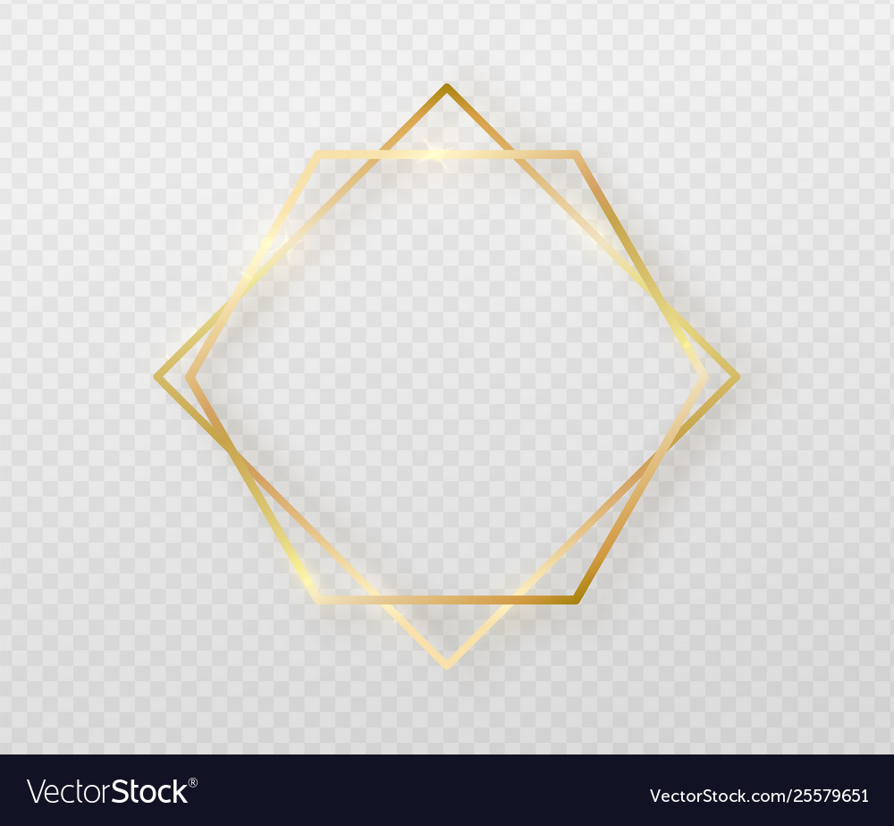 Golden Geometric Frame