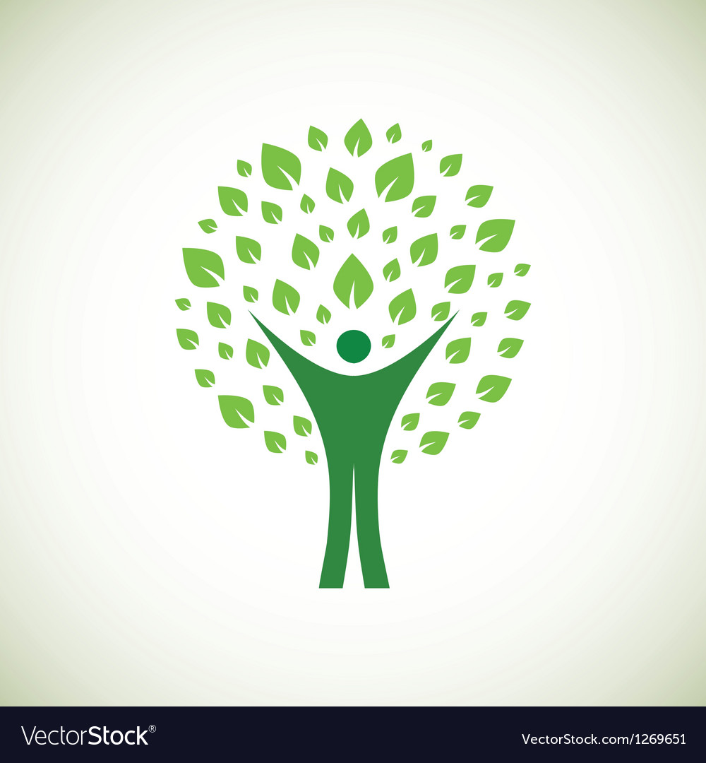 Green man Royalty Free Vector Image - VectorStock