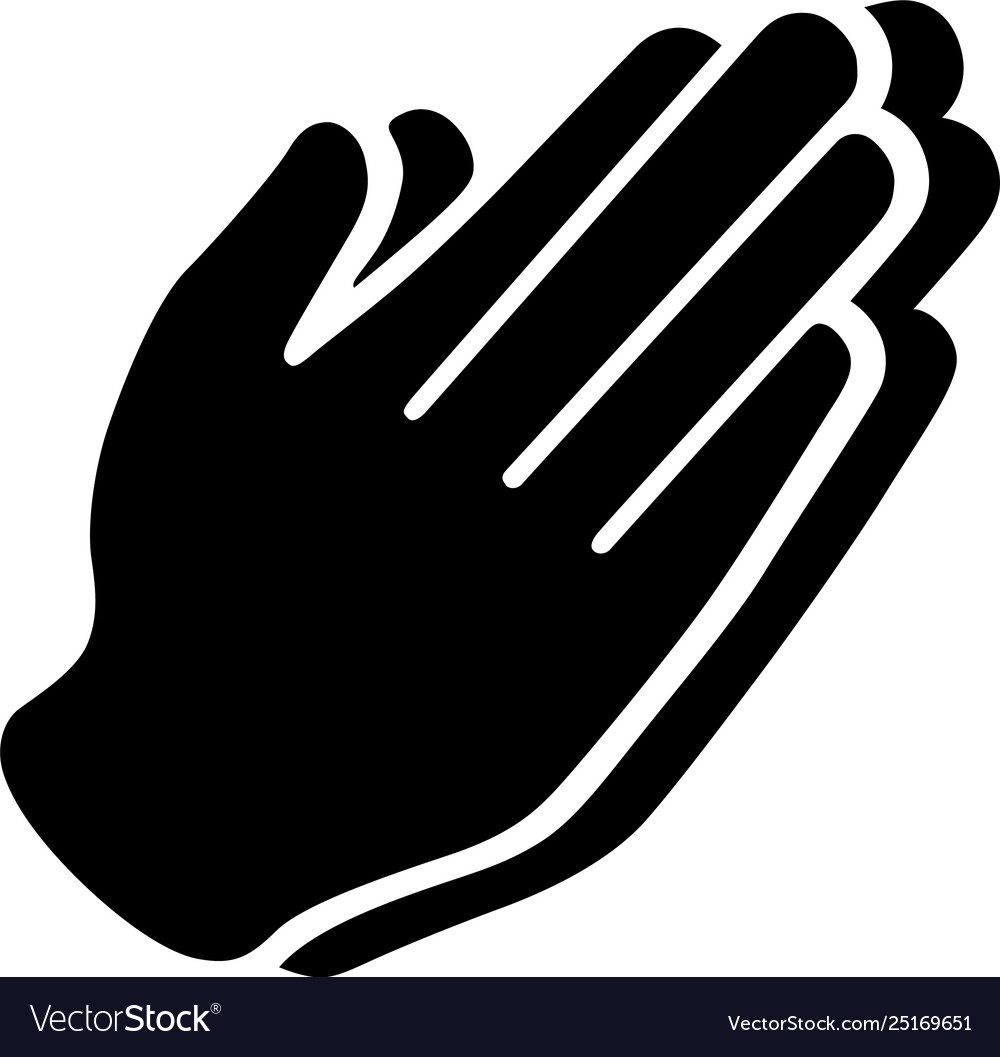 Praying hands Royalty Free Vector Image - VectorStock