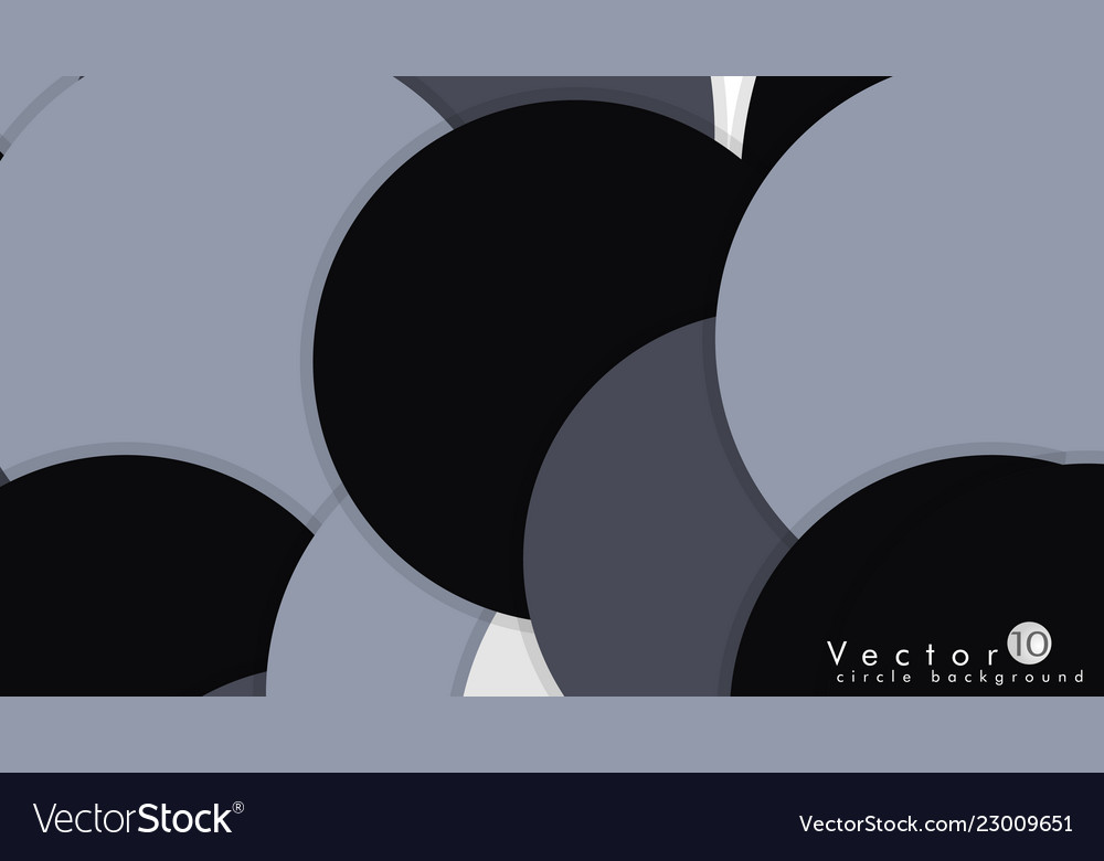 Simple and colorful circles background design vector image Simple and colorful circles background design