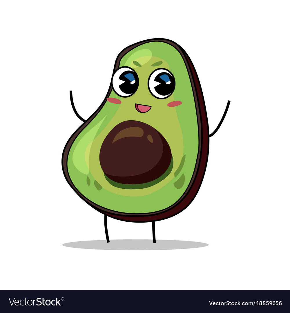 Avocado Royalty Free Vector Image - VectorStock