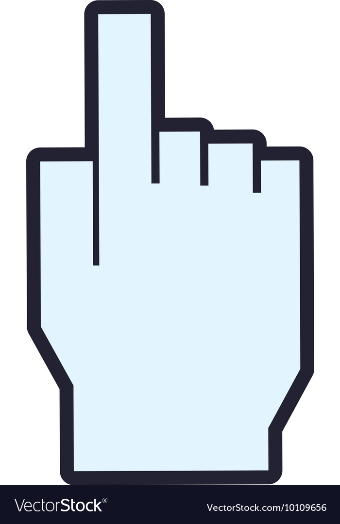 Cursor pointer web icon graphic
