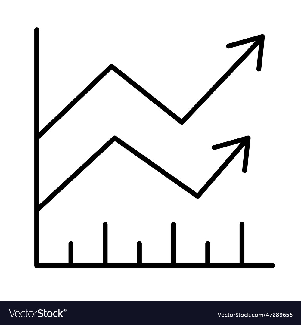 Graph icon Royalty Free Vector Image - VectorStock