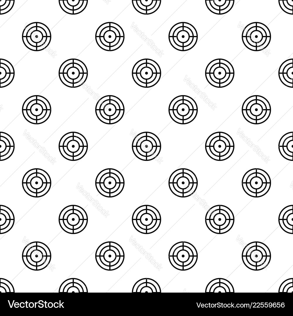 Objective of target pattern seamless Royalty Free Vector