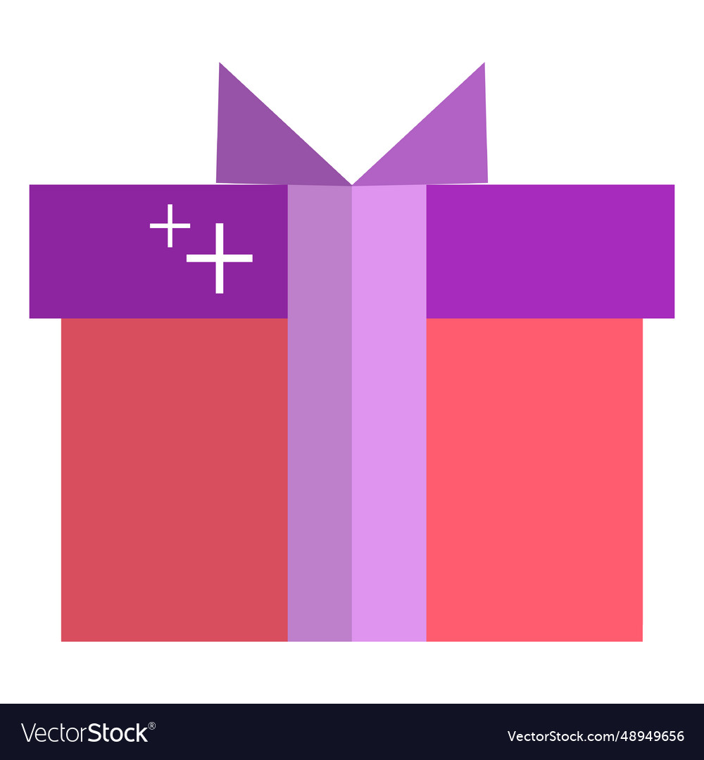 Pink gift icon