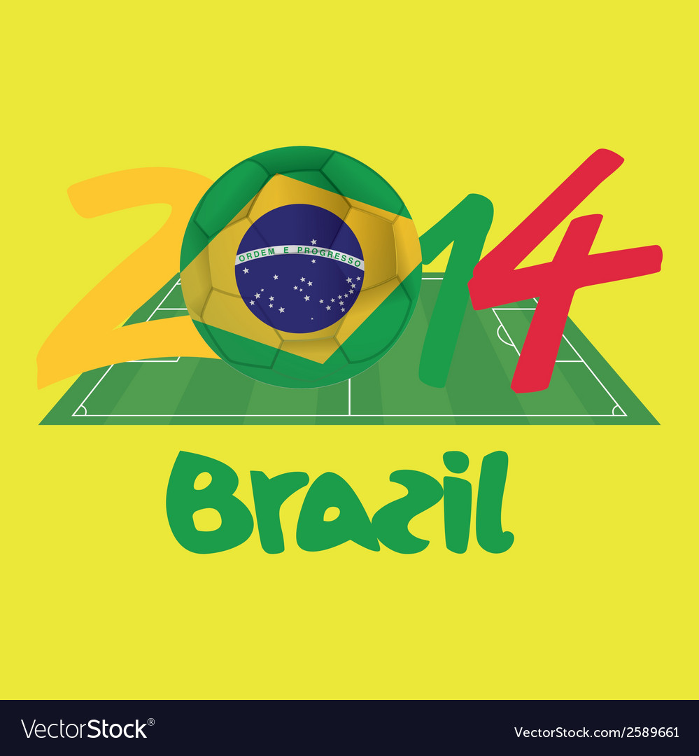 Abstract background with a brazil allusive objects
