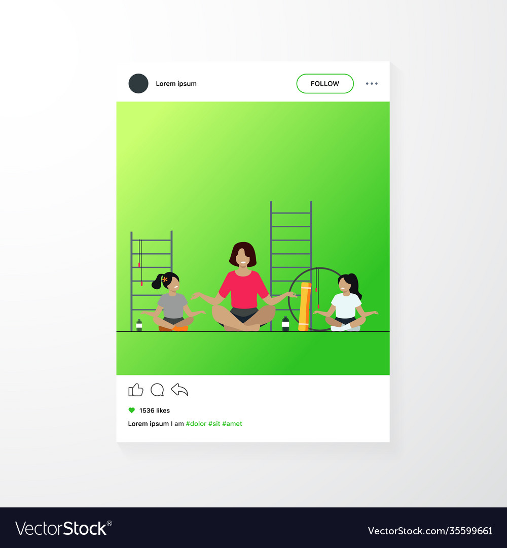 Kids and Teacher in Yoga