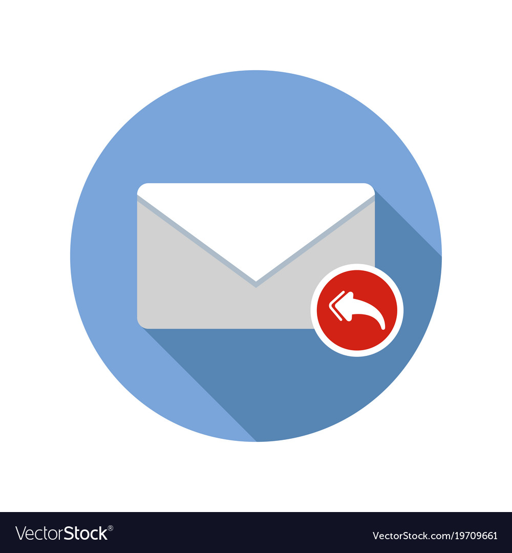 Mail reply to all recipient Royalty Free Vector Image