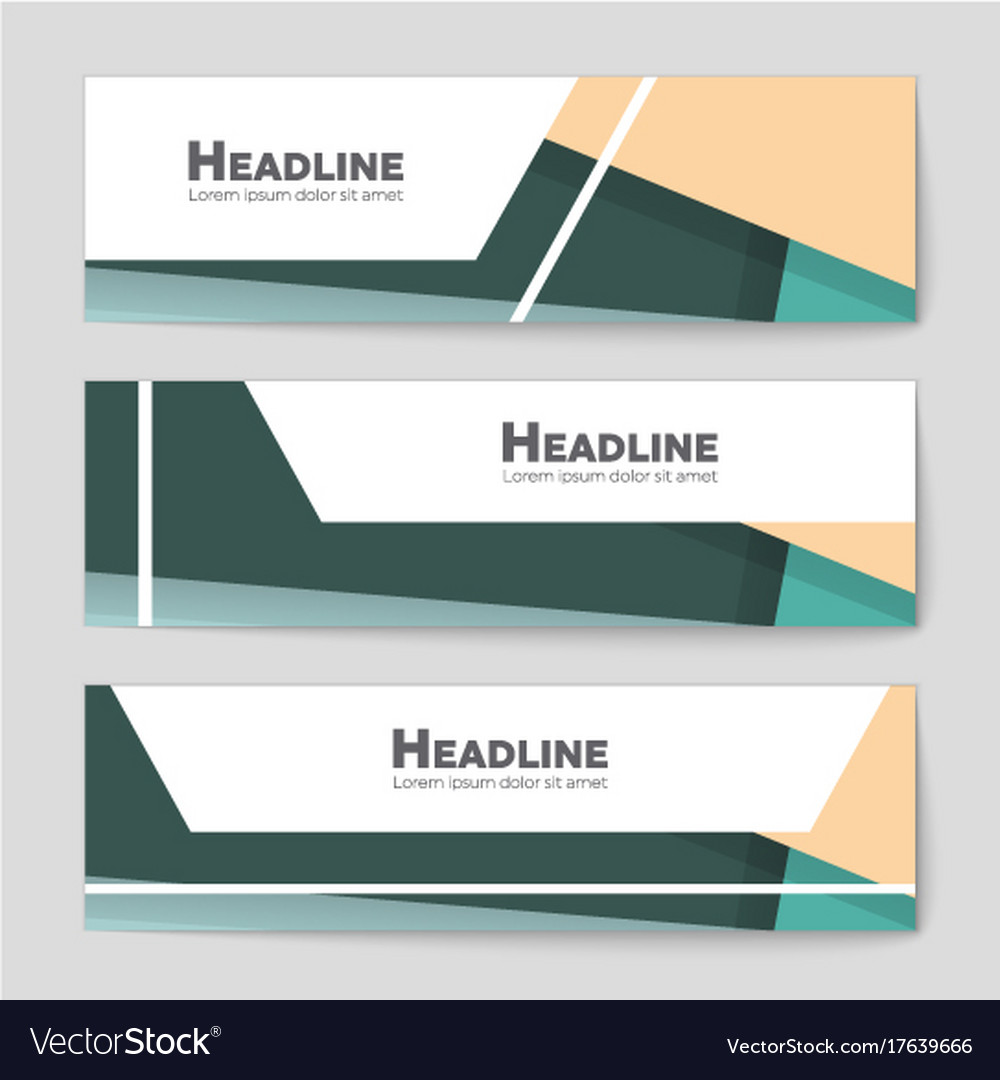 Abstract layout background set for art