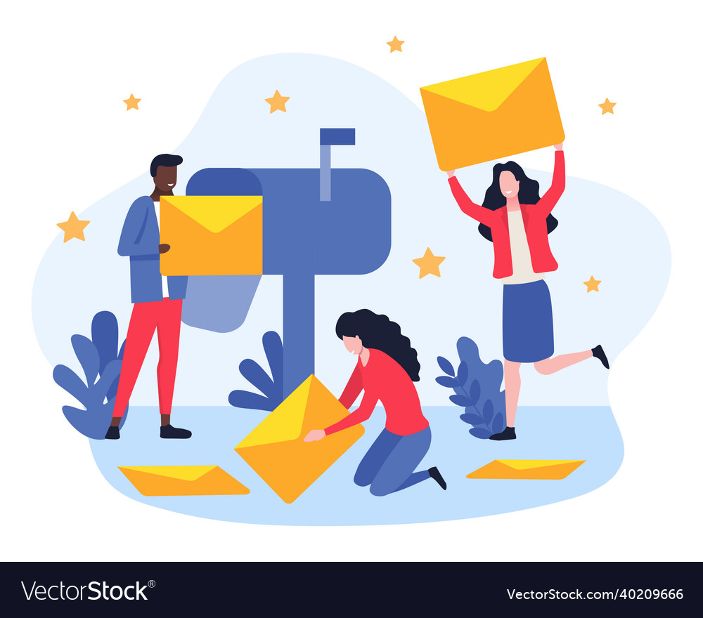 concept-of-sending-mail-royalty-free-vector-image