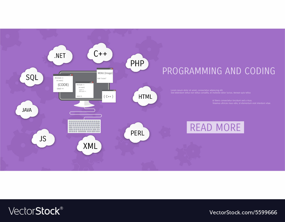 Flat concept of programming and coding