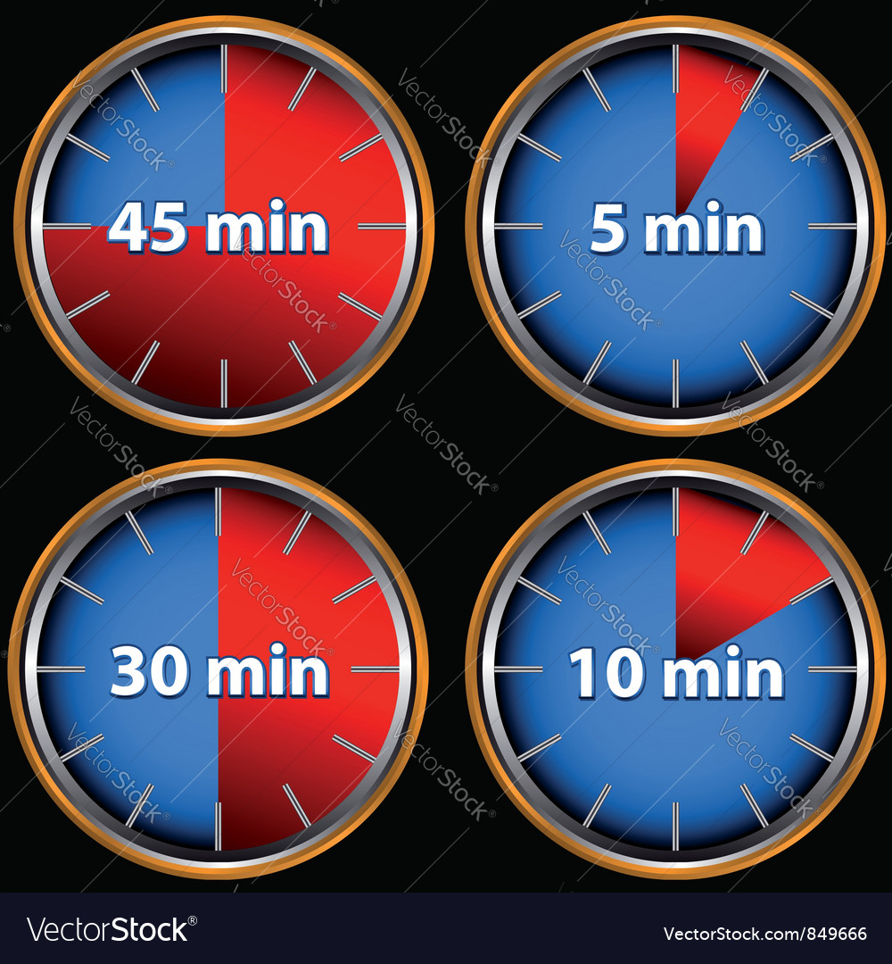 Four Times Royalty Free Vector Image VectorStock