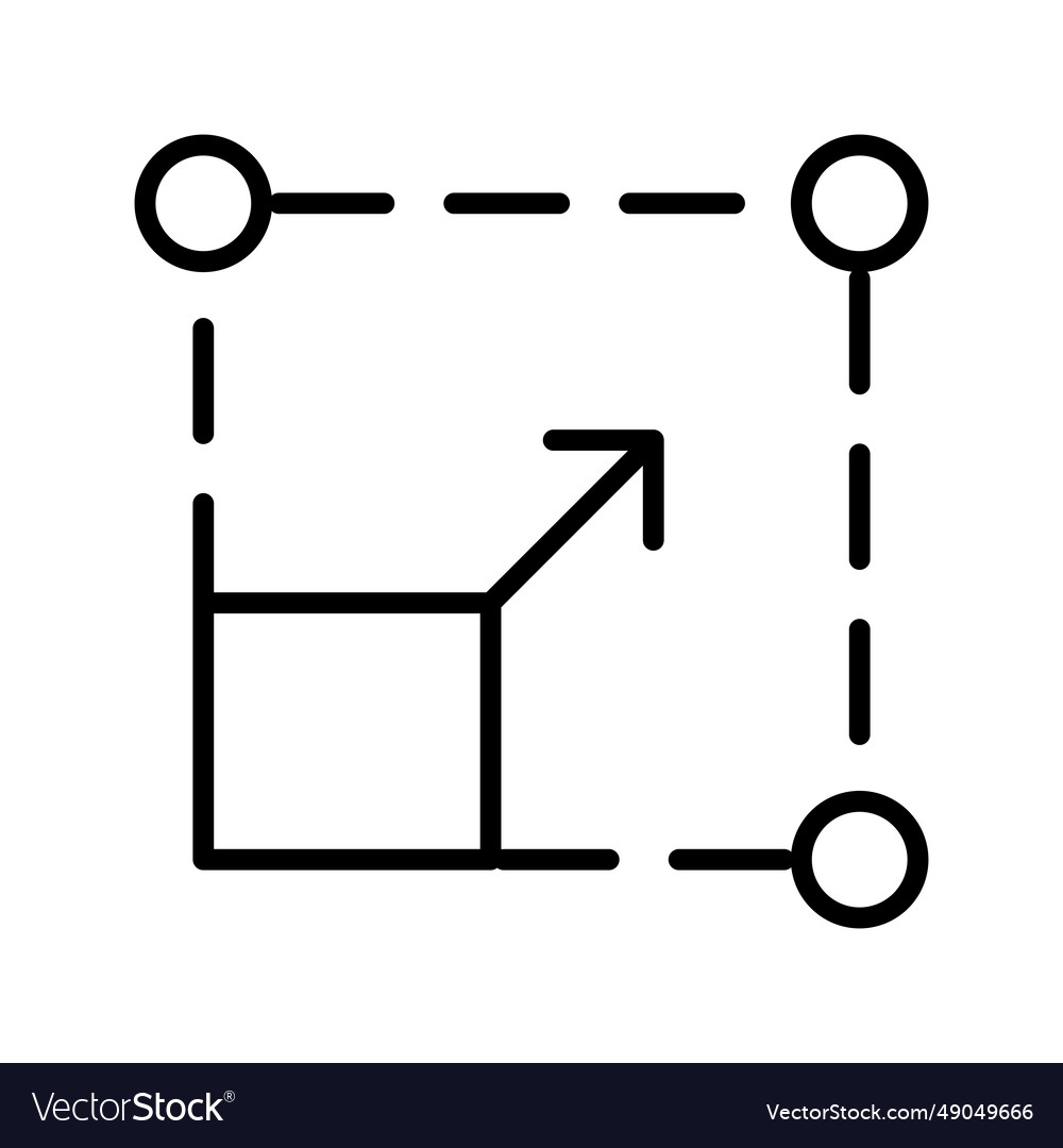 Resize scaling transform stretch icon