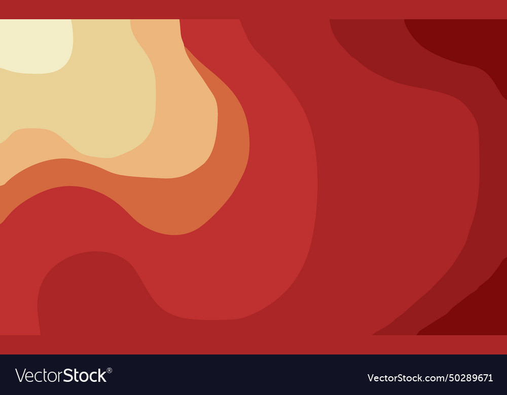 Abstract background with red waves