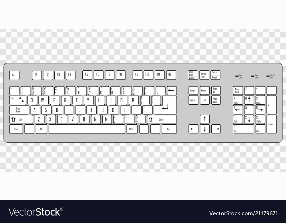 Close-up Computer Keyboard