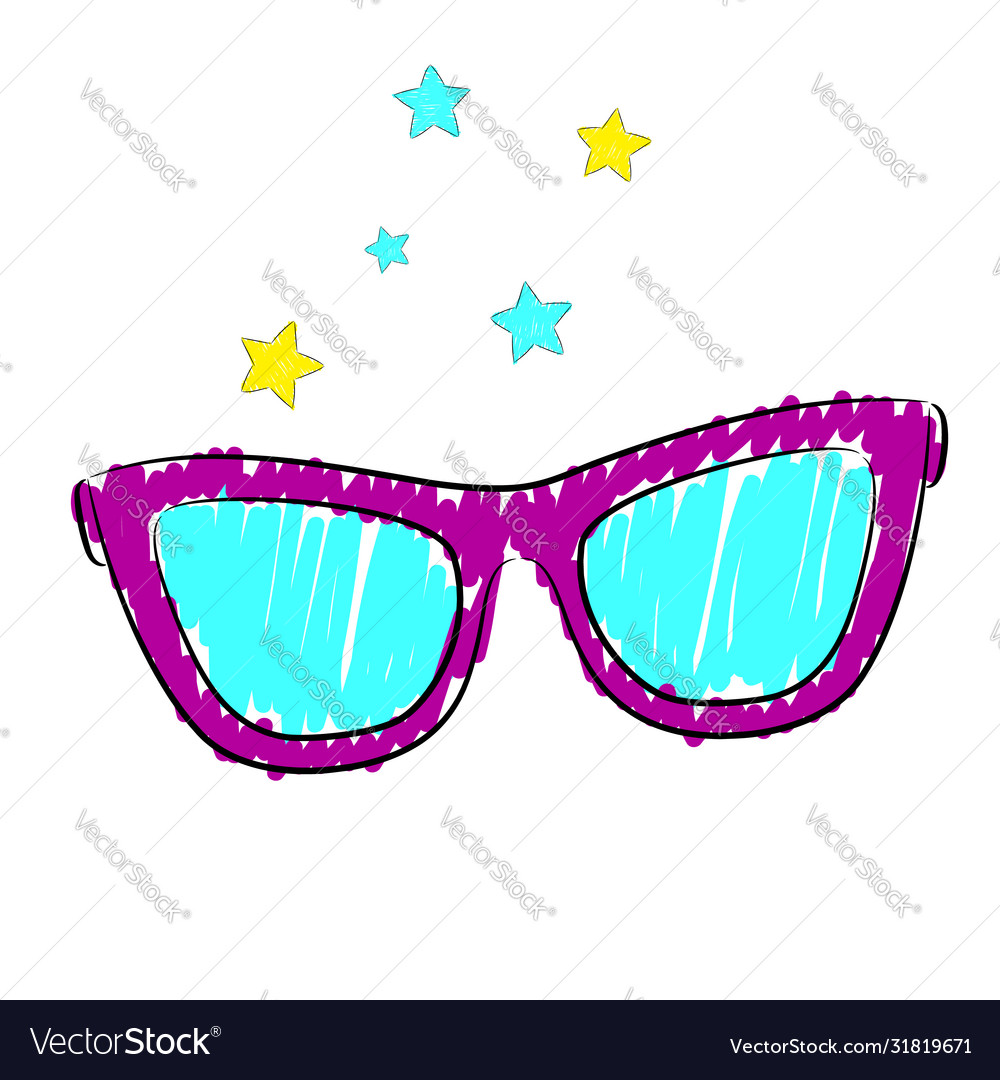 cute colored glasses