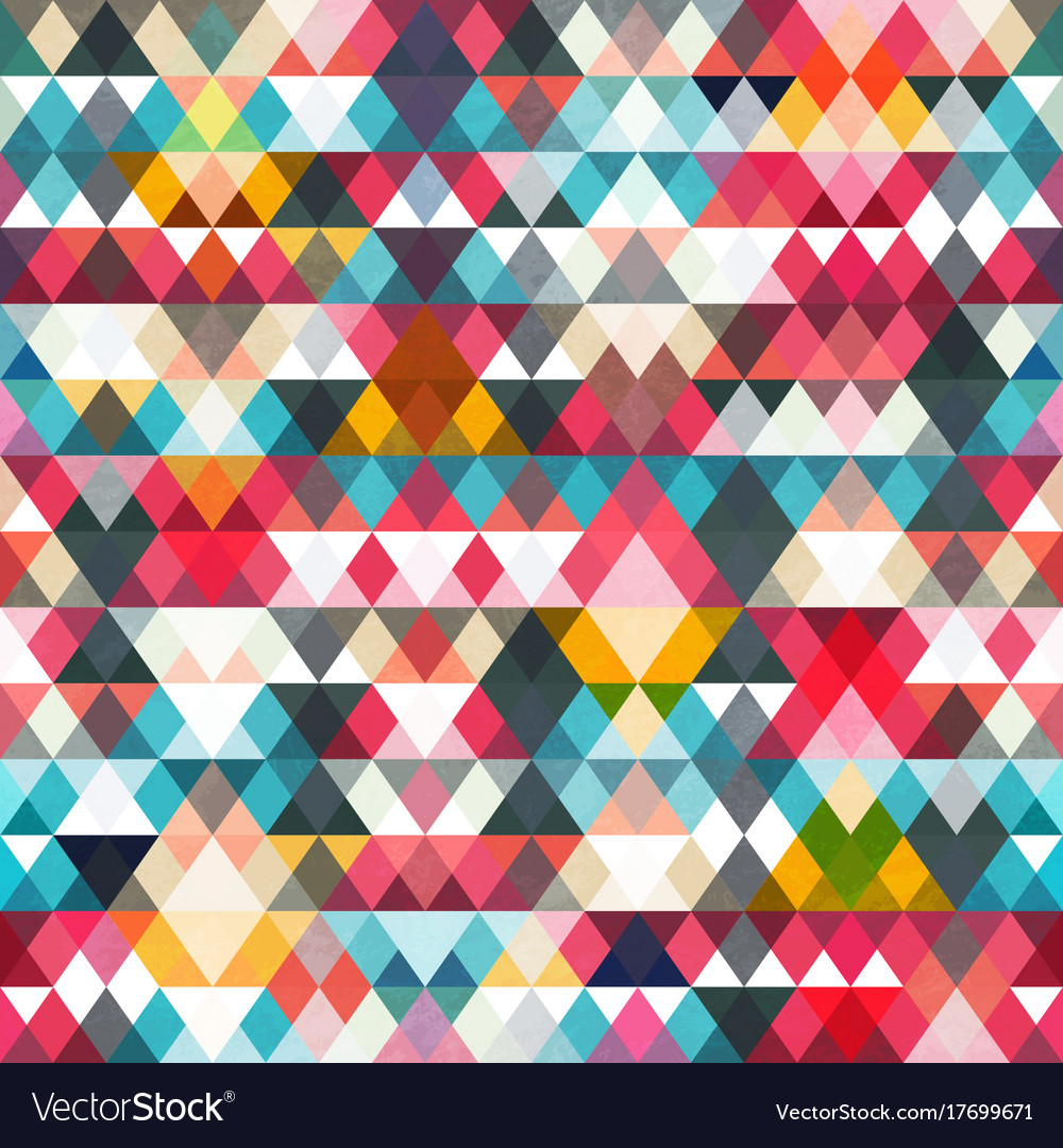 Triangle seamless pattern Royalty Free Vector Image