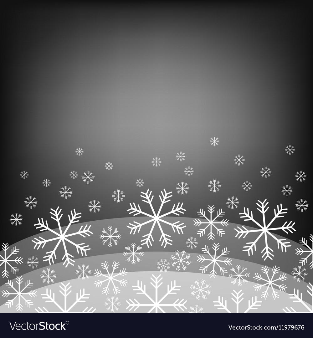Abstract background with bokeh bright snowflake