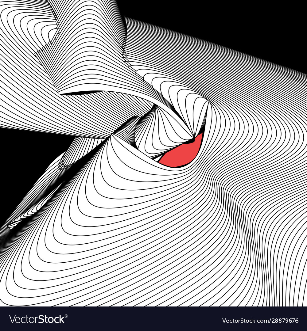 Abstract background with waves and lines vector image Abstract background with waves and lines